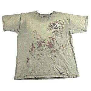 Vintage Bone Head Outfitters T Shirt Mens XL Distressed Grunge Workwear USA